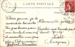 POSTAL Paris de la VENDIMIA que la noche de las avenidas sacude y Friedland