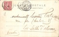 VINTAGE POSTCARD Paris House of Commons and Statue of the Law