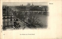 CPA Paris La Seine au Pont Neuf
