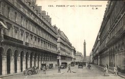 CPA Paris La rue de Castiglione
