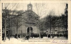 VINTAGE POSTCARD Paris Eglise Saint Honors D Eylau
