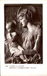 CPA Musee du Louvre Donatello La Vierge et l Enfant