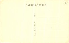 POSTAL Paris Lancret de la VENDIMIA la leccion del museo de la música de la lumbrera