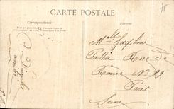 Bulevar santo estereoscopico visto POSTAL Martin de Julien Damoy Paris de la VENDIMIA