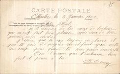 VINTAGE POSTCARD Paris the Bridge of Arts and I Institute