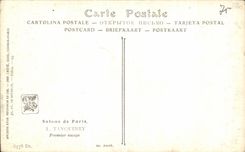 VINTAGE POSTCARD Living rooms of Paris L Tanquerey First Cloud