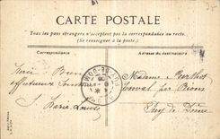 VINTAGE POSTCARD Bois de Boulogne the Large Cascade