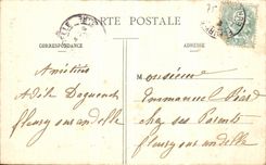 VINTAGE POSTCARD Paris Gardens of Luxembourg and Fontaine Medicis