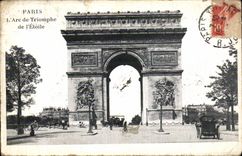 CPA Paris L Arc de Triomphe de L Etoile