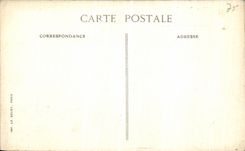 POSTAL Paris de la VENDIMIA Arc de Triomphe del carrusel de la lumbrera