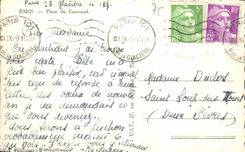 CPSM Paris coloca el carrusel de la lumbrera