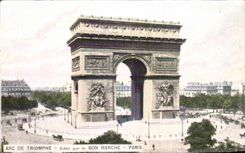 CPA Arc De Triomphe Edite par le Bon Marche Paris