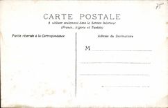 VINTAGE POSTCARD Drill of Fontainebleau Vault of Notre Dame de Bon Help