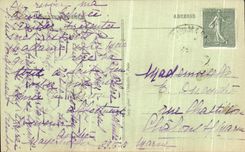 VINTAGE POSTCARD Paris Notre Dame L Notre Dame Apse