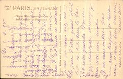 VINTAGE POSTCARD Paris L Church Saint Germain Near