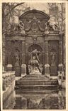 VINTAGE POSTCARD Paris Fountain Medicis Garden of Luxembourg