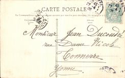 VINTAGE POSTCARD Paris Bois de Boulogne Landing stage