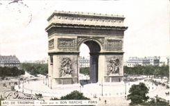 CPA Arc De Triomphe Bon Paris