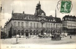 VINTAGE POSTCARD Rouen the Stock Exchange