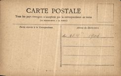 VINTAGE POSTCARD Paris the Gates Holy Martin