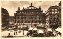 VINTAGE POSTCARD Paris while strolling Place of L Operated