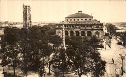 CPA Paris Tout Panorama de la Place du Chateau Tour St Jacques