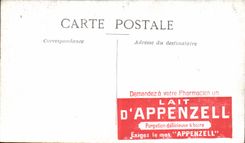 CPA Paris Inonde Boulevard Haussmann Publicite Lait d Appenzell