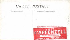 CPA Paris Inonde Avenue Rapp Publicite Lait d Appenzell