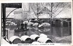 CPA Paris Inonde Entrepot de Bercy