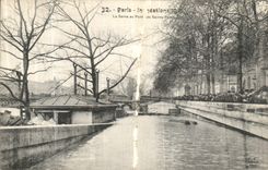 CPA Paris In Ndations La Seine au Pont des Saints Peres