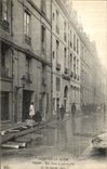CPA Paris Crue De la Seine Paris Rue Saint Louis en l lle