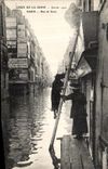 CPA Paris Crue De la Seine Janvier 1910 Rue de Seine