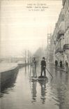 CPA Paris Crue De la Seine Quai de Bethune