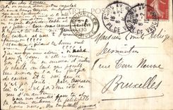 CPA Paris Crue De la Seine Rue Git le Coeur 30 janvier 1910