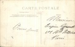 CPA Paris Crue De la Seine Le Pont des Saints Peres