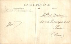 CPA Paris Crue De la Seine Pont des Arts