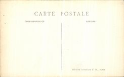 La POSTAL Paris Vincennes de la VENDIMIA puerta Fort marca con hoyos y de salida en la artilleria del districto D