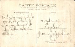 VINTAGE POSTCARD Vincennes Vault of the fort