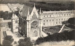 VINTAGE POSTCARD Wood of Vincennes the Old man Extremely La Chapelle the House of the Queen and the district D artillery