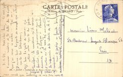 Catedral julio de la POSTAL de la VENDIMIA de Paris