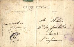 CPA La Crue de la Seine Un Pont de fortune etabli Avenue Ledru Rollin 