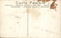 VINTAGE POSTCARD Paris the Great Rising of the Seine Flood of the quay of Large Augustins establishment D a pier