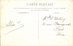 VINTAGE POSTCARD the Rising Of the Seine Paris Street Saint Andre of Arts