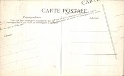 VINTAGE POSTCARD the Rising Of the Seine Paris Street of Lyon