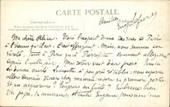 VINTAGE POSTCARD the Rising Of the Seine Paris Passage of the Inhabitants has Grenelle