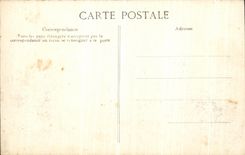 VINTAGE POSTCARD the Rising Of the Seine Paris Seen from of the Street Large Passy