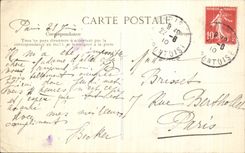 CPA La Crue De La Seine Paris Rue du Chevaleret Construction d une Passerelle