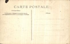 VINTAGE POSTCARD the Rising Of the Seine Interieur of the Iron Street has Moulin