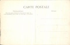 VINTAGE POSTCARD the Rising Of the Seine January Montaigne Avenue and street Jean Pin