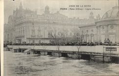VINTAGE POSTCARD Believed Of the Seine Paris Palate D Orsay Legion D Honor